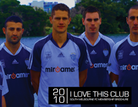 South Melbourne FC 2009 Heritage Merchandise