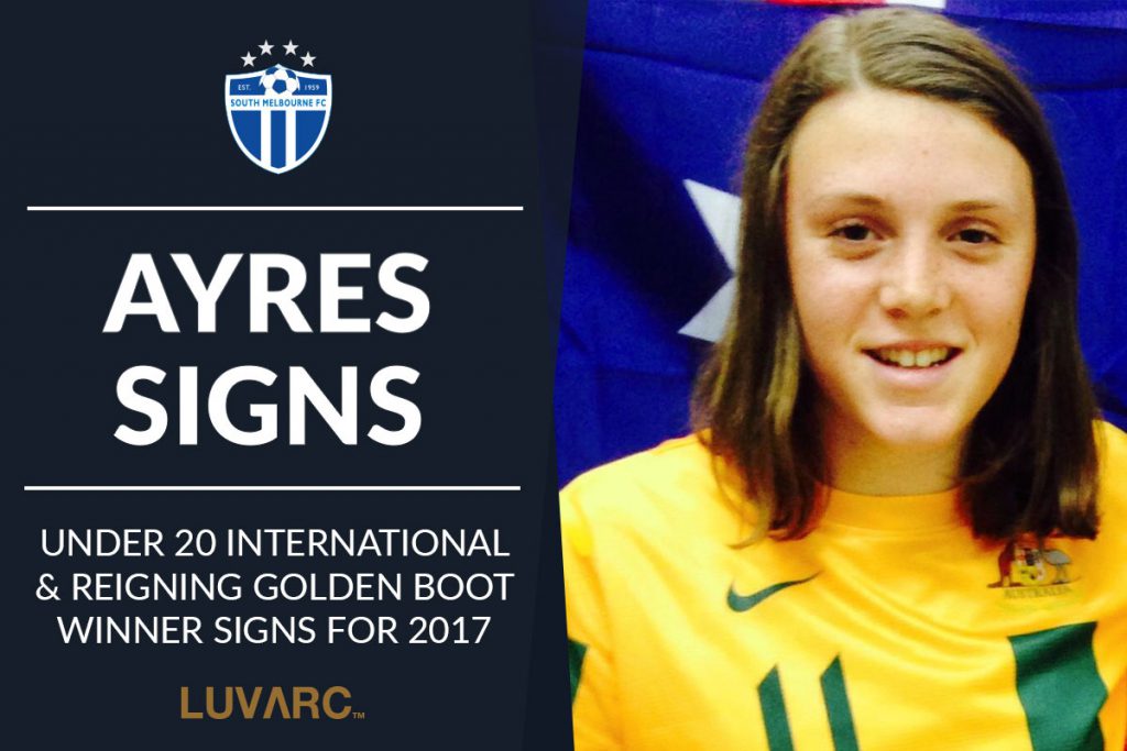 South sign Golden Boot Winner & U20 International Melina Ayres
