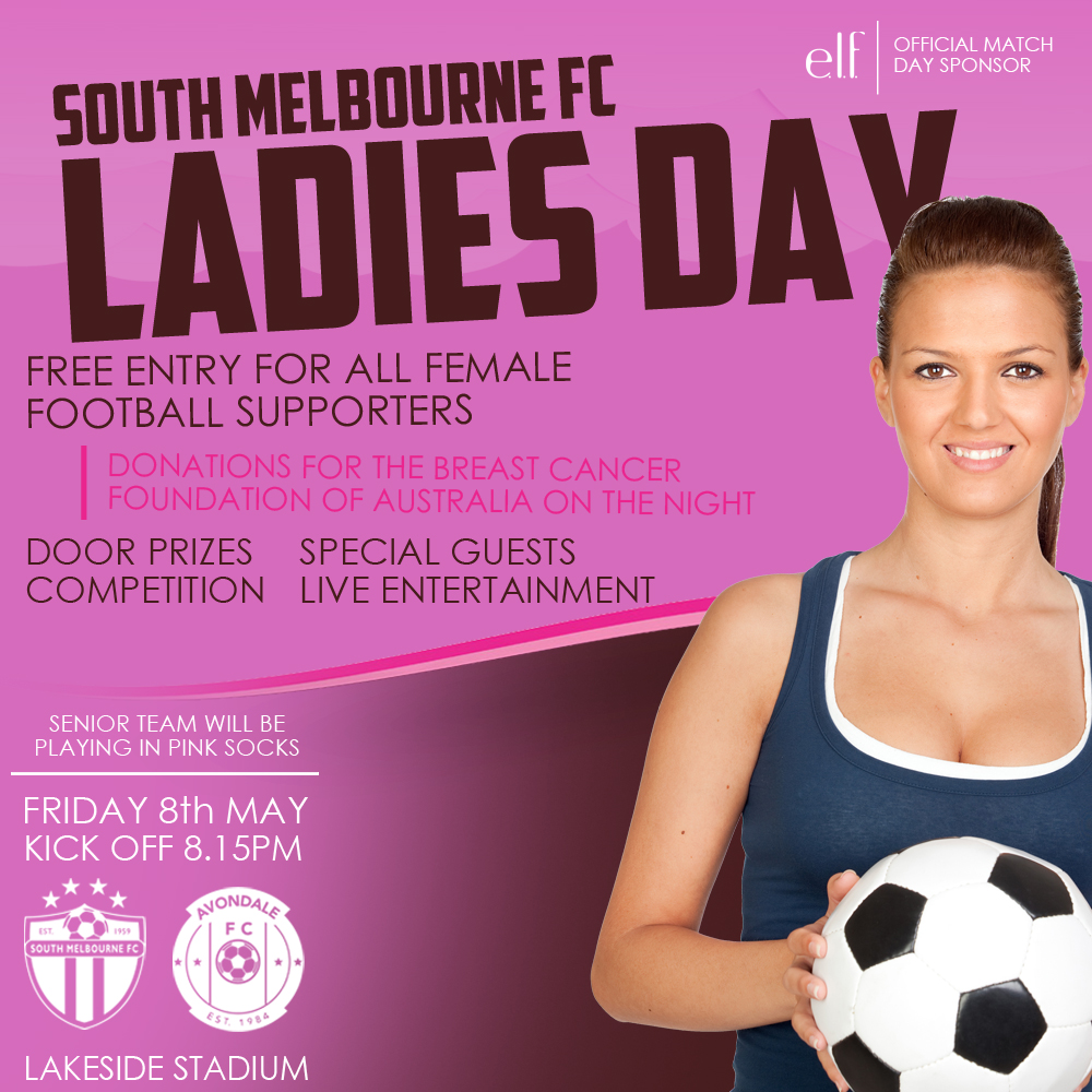 South and e.l.f. join forces for Ladies Day and Breast Cancer Research