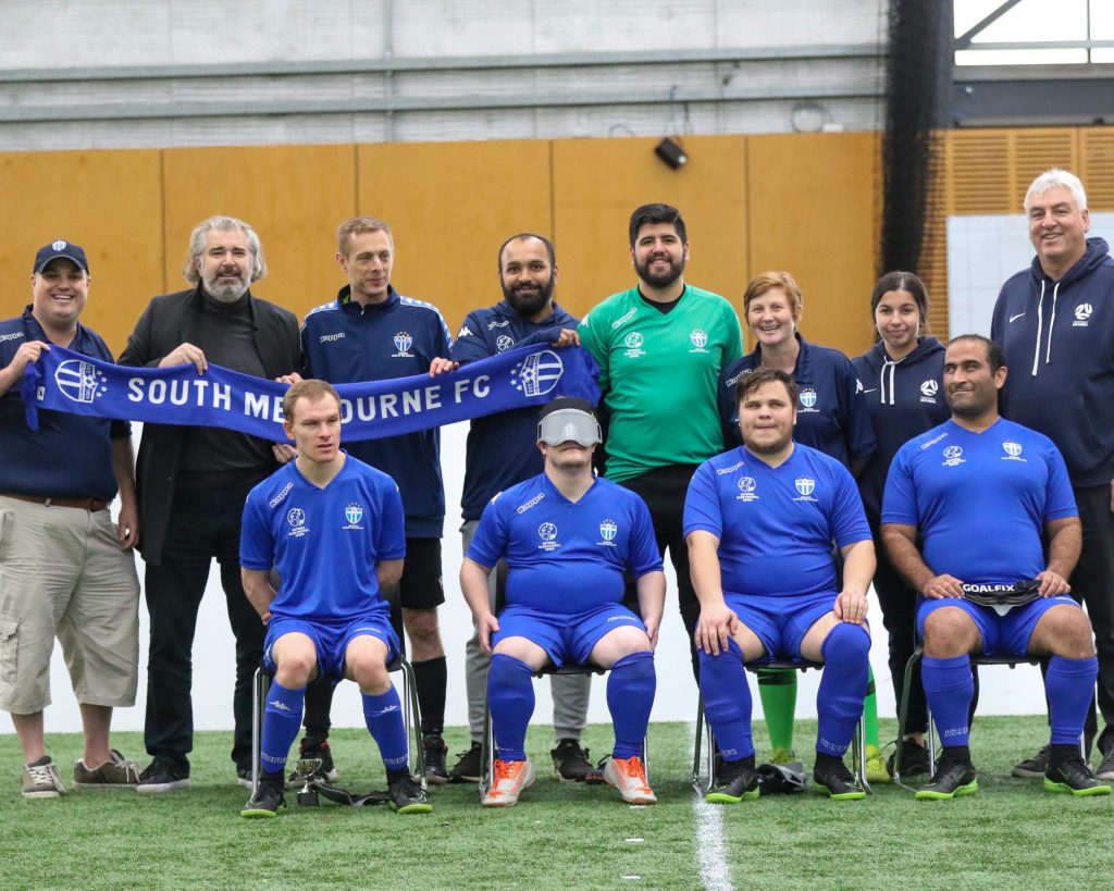 South down Olympic in inaugural National Blind Football Series