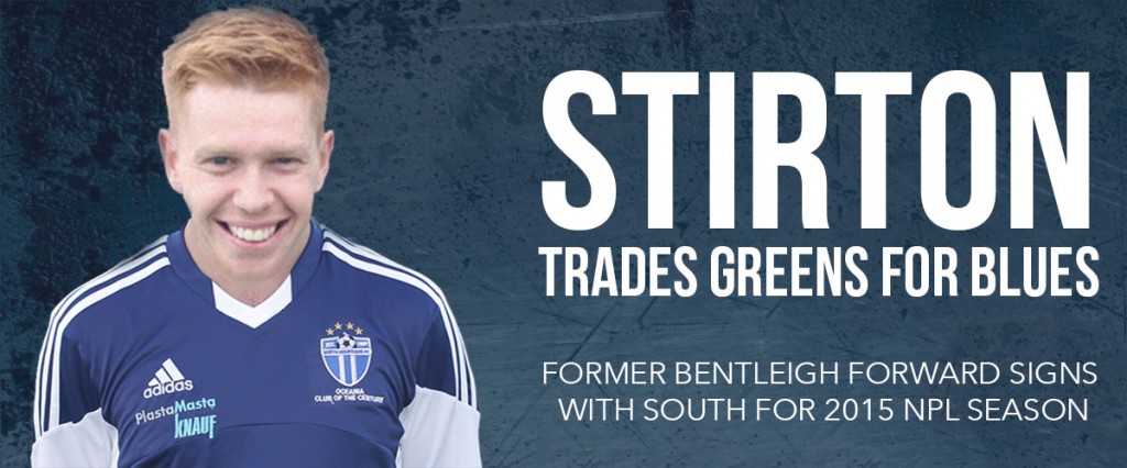 David Stirton joins South ahead of the 2015 PS4 NPL Season